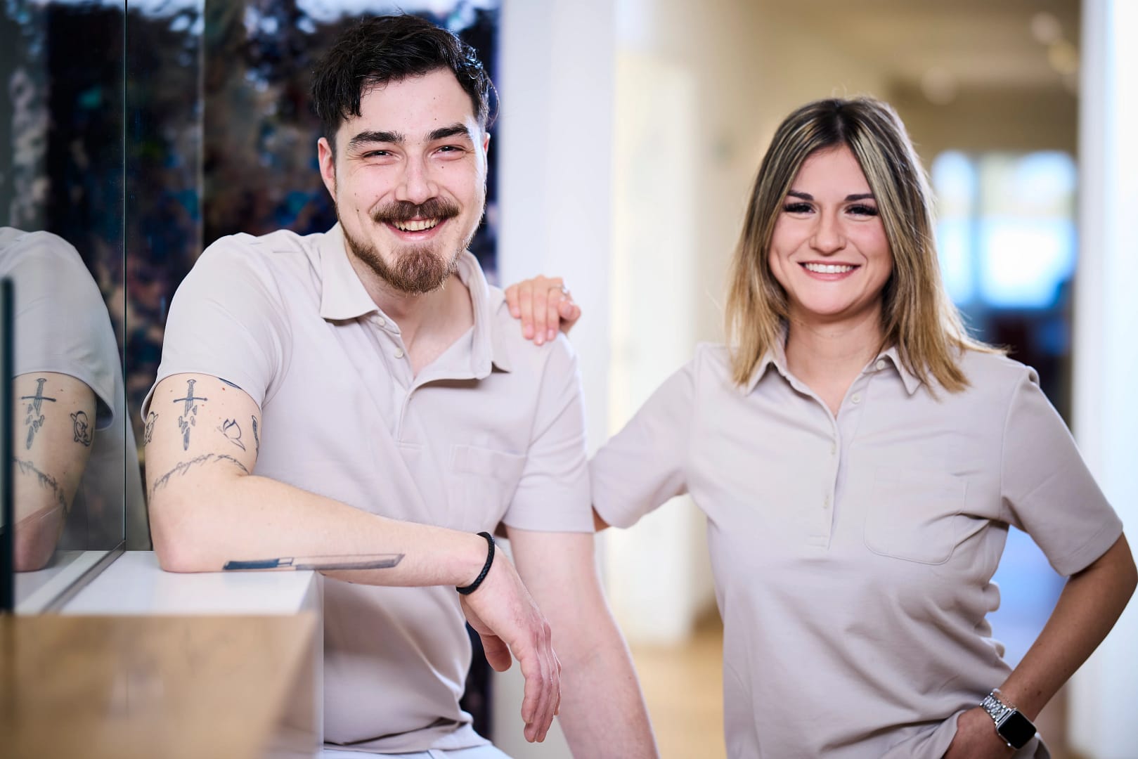 Verwaltungs Team Maurits van Rijt, Marija Gadzic