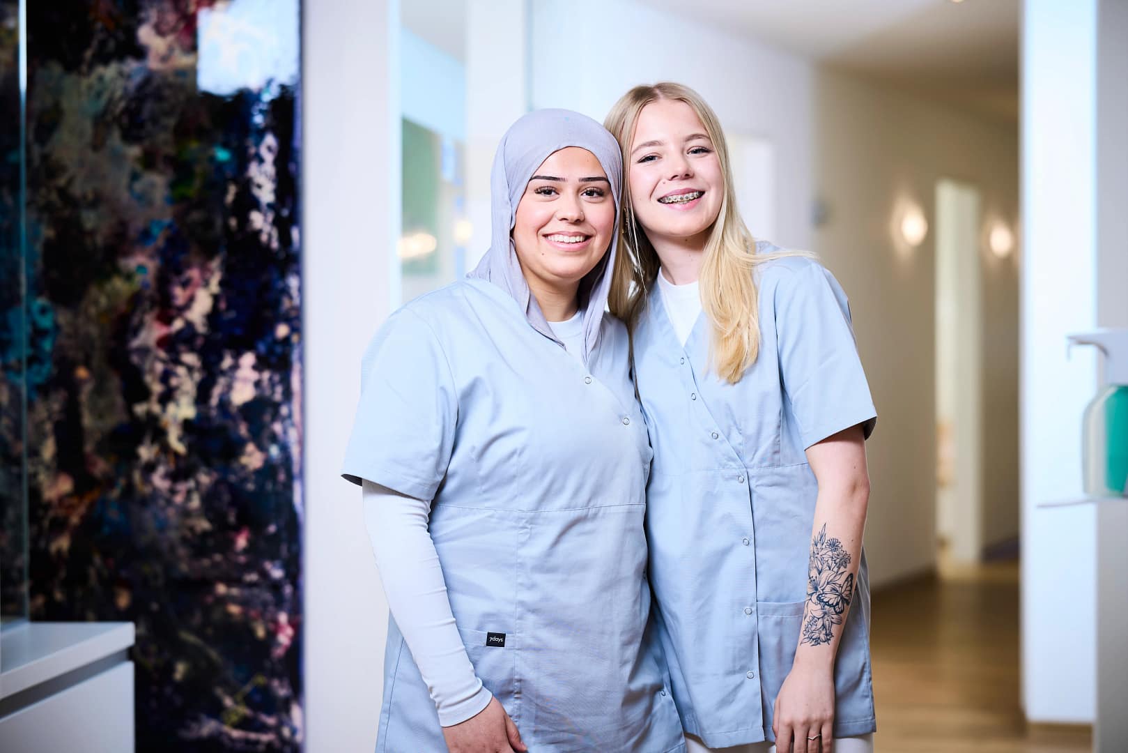 Auszubildende Selver Askar & Chiara Röskens